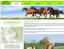 Tablet Screenshot of haflinger-heilreiten.de